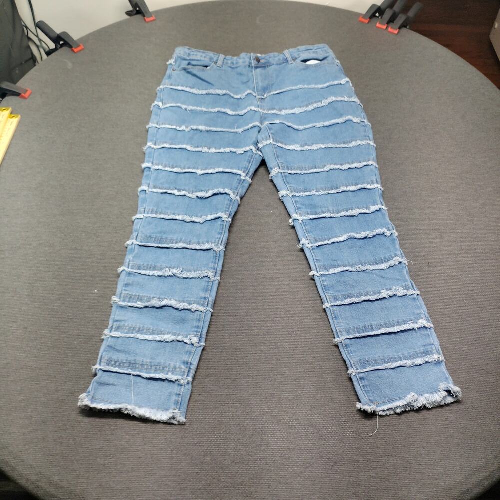 Vince Blue New York Jeans Womens 15 Blue Denim Mid Rise Bootcut Casual Pants